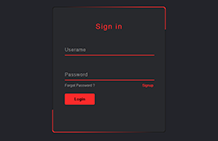 animated login